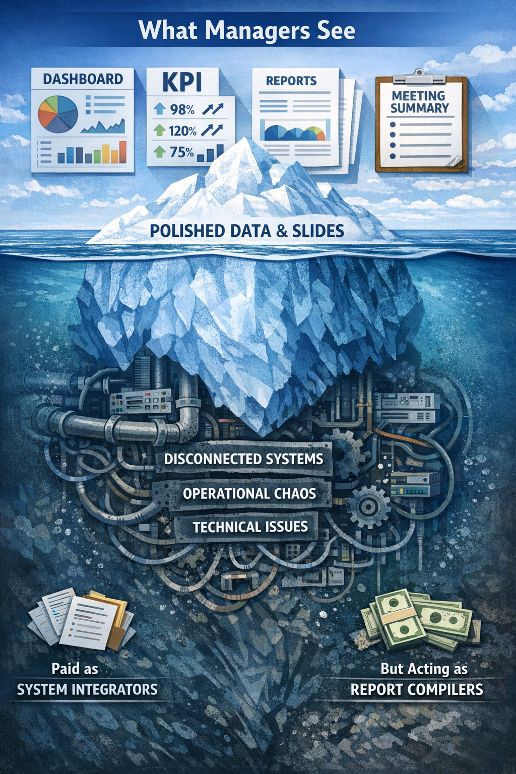 企業欠缺的是統整者，而不是純管理者