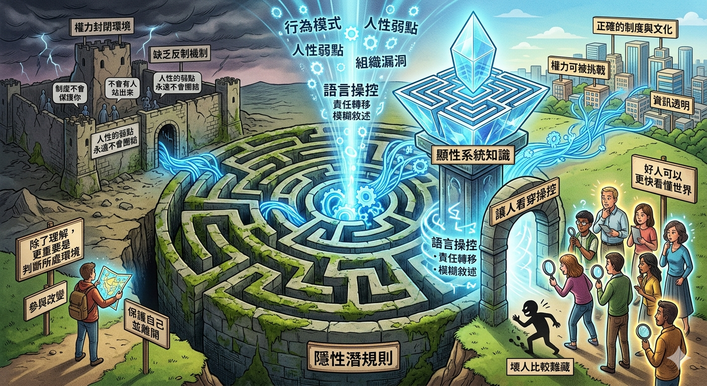 理解組織運作 – 看穿組織、人性與自身盲點