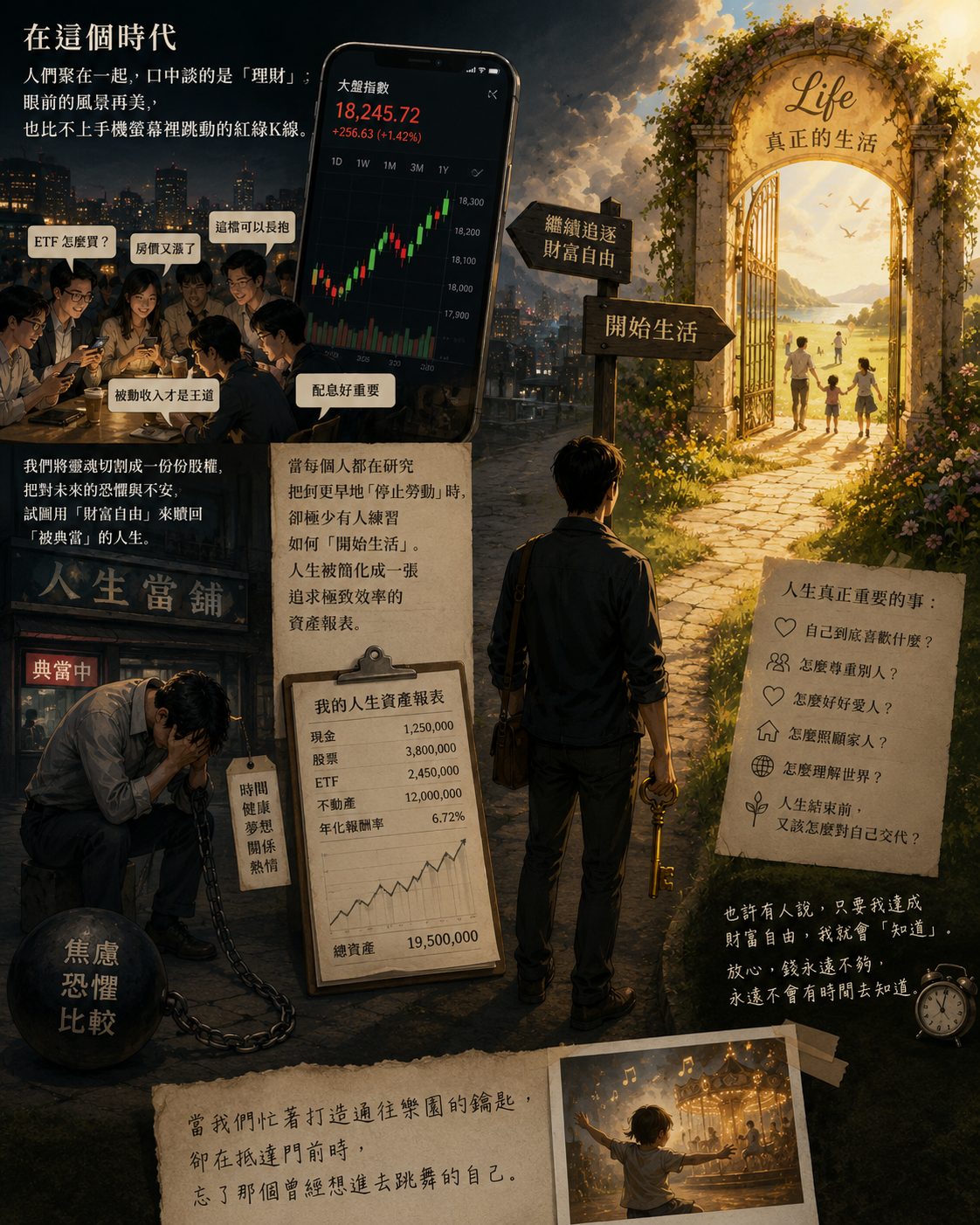 是追求財富，還是只是恐懼與不安？