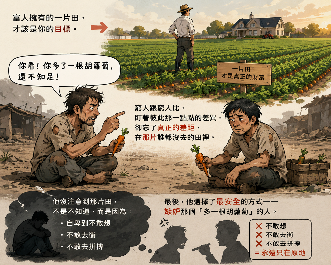 窮人跟窮人比